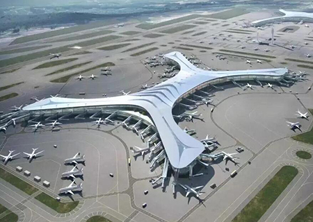 为西安中川机场T3航站楼提供H型钢
